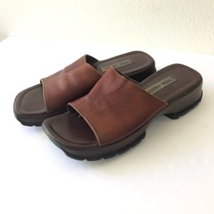 Steve Madden 7.5 Vintage Platform Chunky Sandals